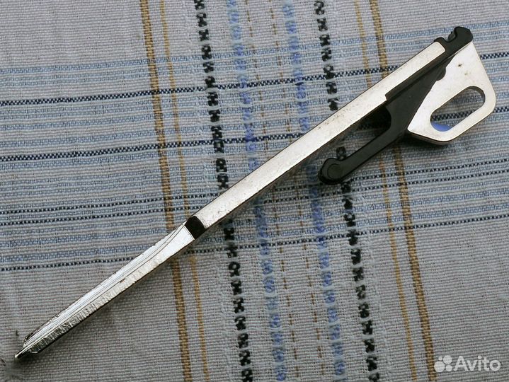 Лезвие ключа Mercedes черная большая рыбка