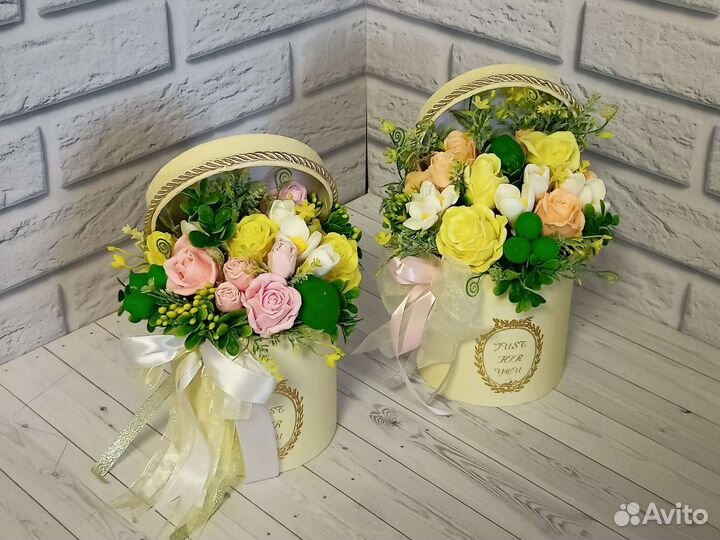 Мыльные букеты