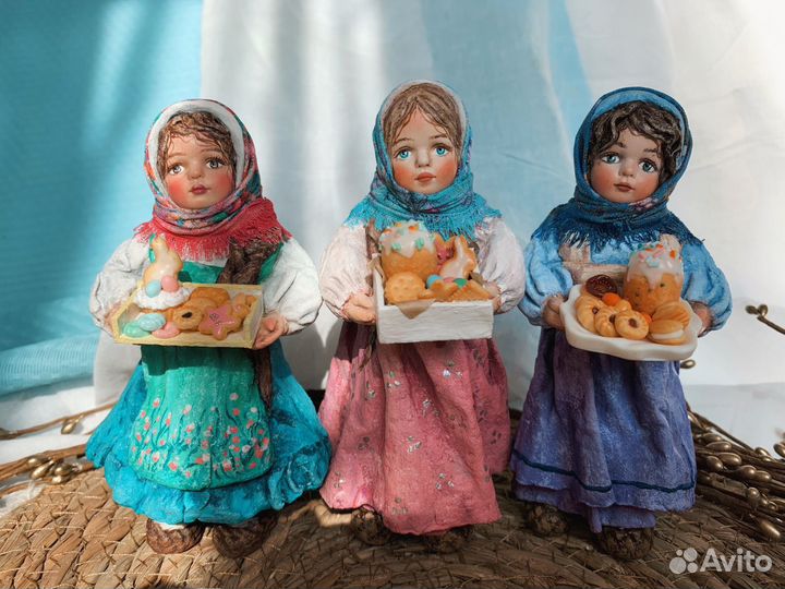 Ватные игрушки для Александры