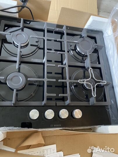 Газовая варочная панель 4 конфорки bosch