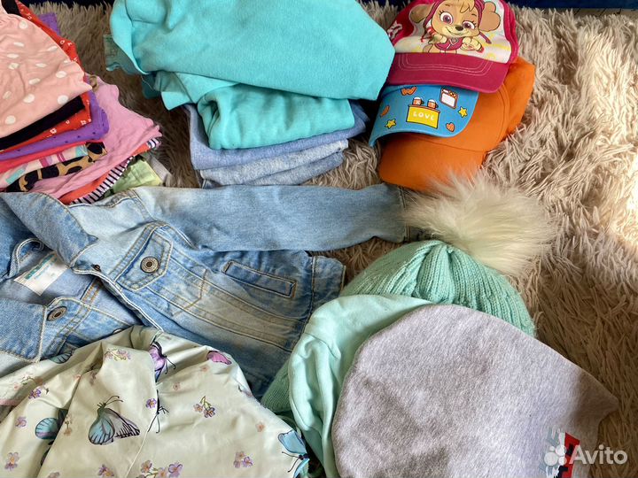 Детские вещи на девочку пакетом 86 92 98