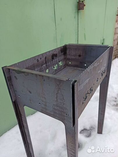 Мангал разборный высокий толщина 3 мм беспл.достав