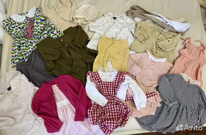 Вещи для девочки пакетом zara hm next 80 86