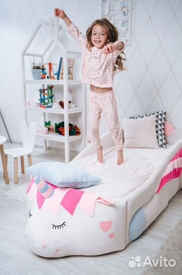 Детская кровать мягкая