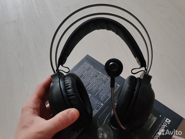 Игровые наушники с микрофоном Defender
