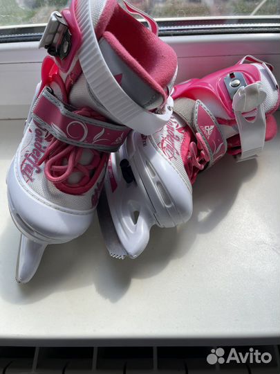 Коньки детские раздвижные бу размер 26-29