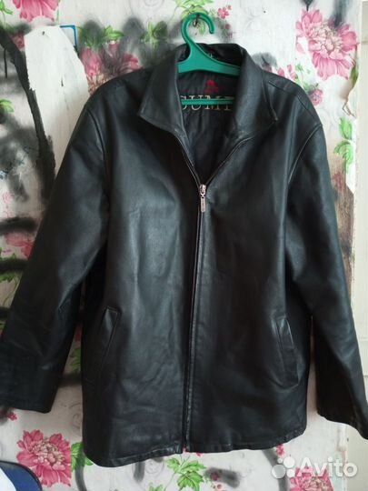 Кожаная куртка мужская