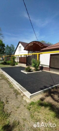 Укладка асфальта Установка бордюров