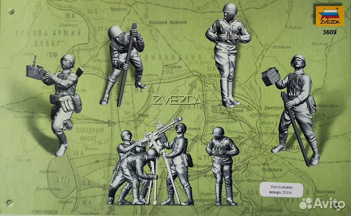 Пулемёт дшк с расчетом - сборная миниатюра