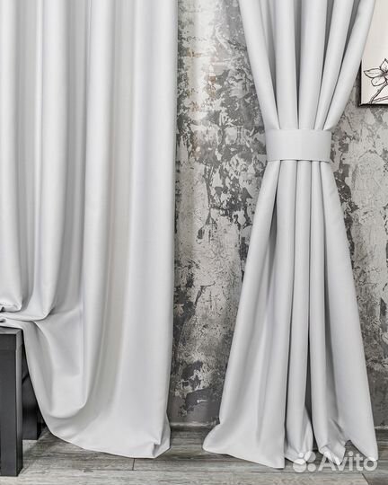 Шторы Амадео платиновый