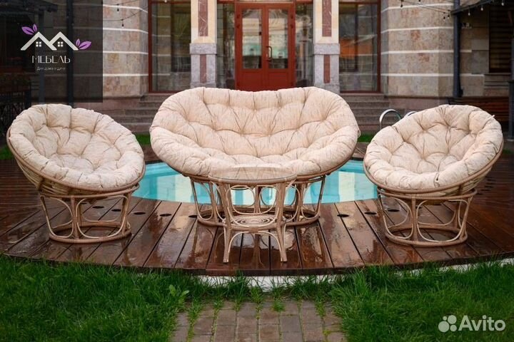 Набор мебели мамасан папасан бамбук