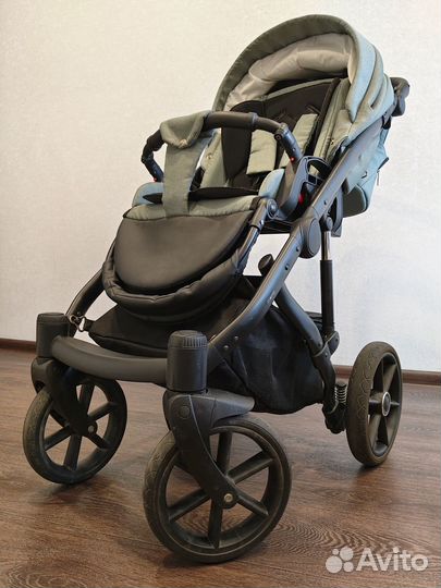 Коляска детская Bexa Ideal 2 в 1, зелёная