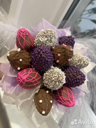 Букет из клубники в шоколаде