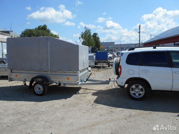 Прицеп - самосвал 3,0х1,5 тент с оцинк.каркасом