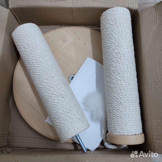 Когтеточка столбик для кошек новая