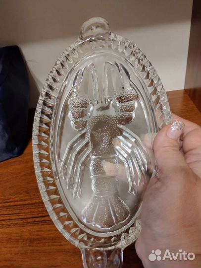 Блюдо хрустальное СССР