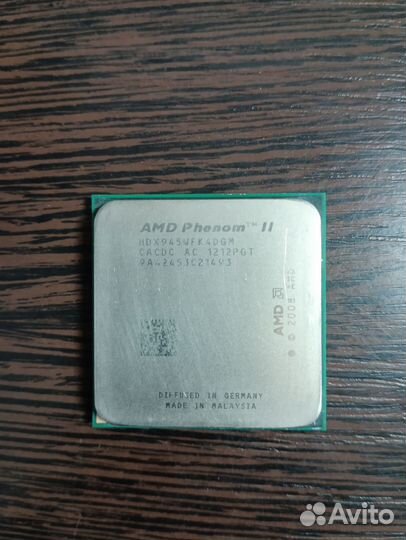 Процессор amd phenom ii x4 945