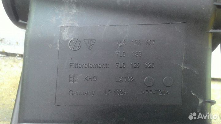 Корпус воздушного фильтра левый Cayenne Touareg