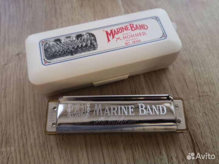 Губная гармошка Marine Band M. Hohner 1896/20 E