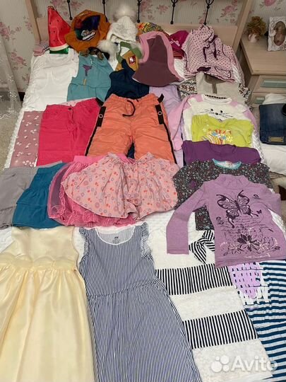 Пакет одежды на девочку 104 110