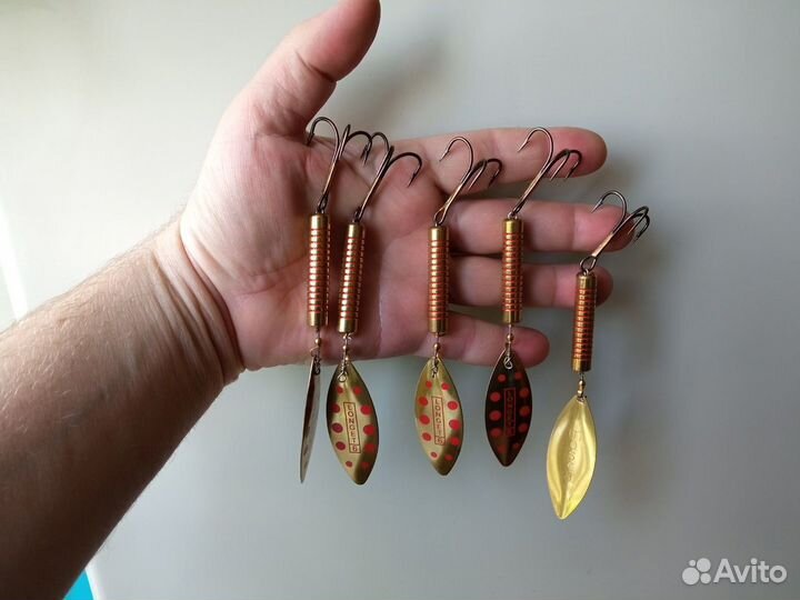 Блесна вертушка Mosca Longet Gold 28гр (оригинал)