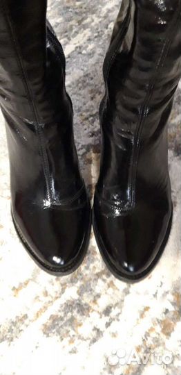 Сапоги кожа