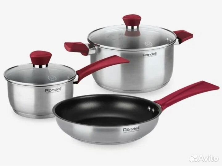 Новый набор посуды Rondell RDS-1664 Strike