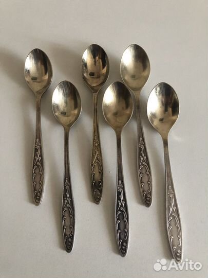 Мельхиоровые вилки и ложки