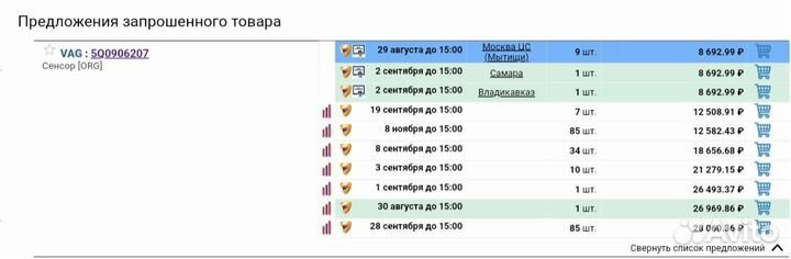 Датчик вакуумного усилителя тормозов VAG