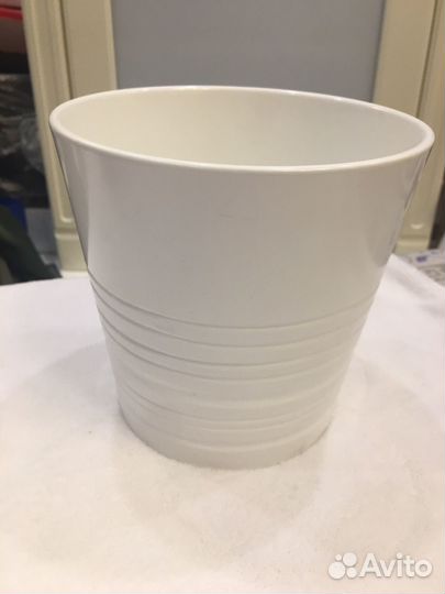 Искусственный цветок и кашпо-Пеларгония герань