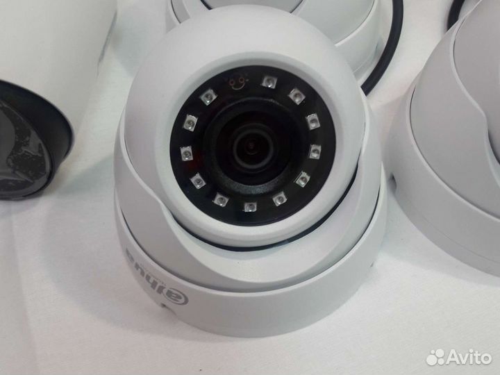 Видеонаблюдение 4Мп регистратор Dahua 6 камер