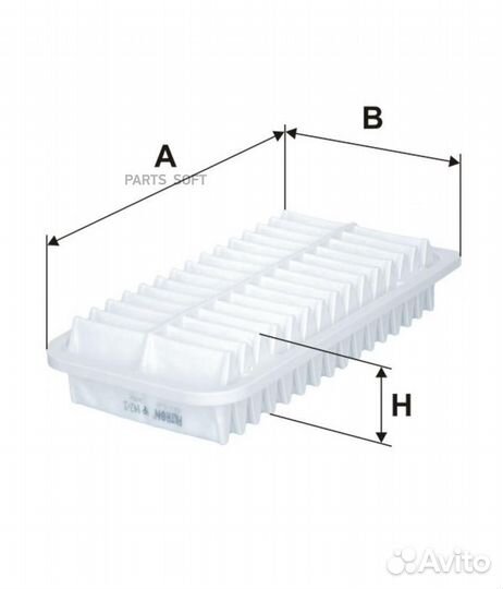 Filtron AP1423 Фильтр воздушный toyota
