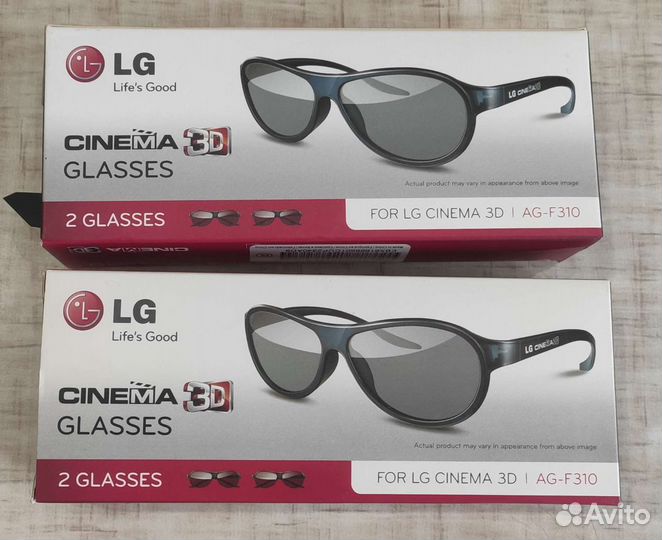 Комплект 3D очки LG AG-F310 4 шт