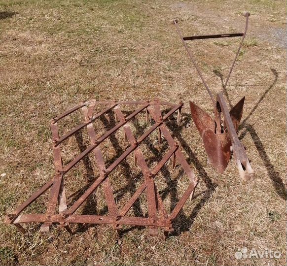 Борона и окучник конный