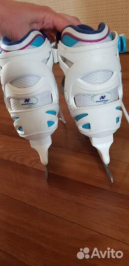 Коньки для девочки раздвижные р.26-30