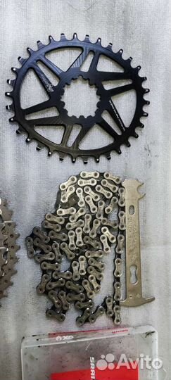 Кассета SunRace 12 ск, цепь Sram GX, Neutrino