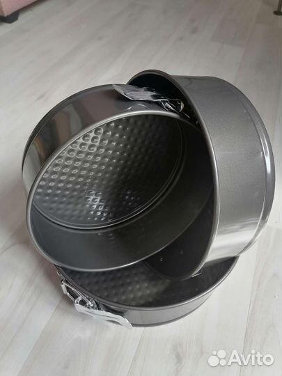 Новый набор круглых форм для выпечки 18, 20, 22 см