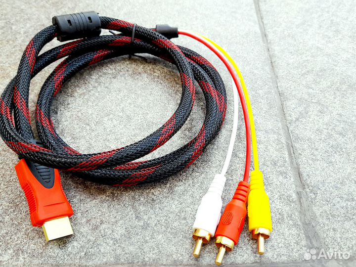 Кабель 3RCA to hdmi
