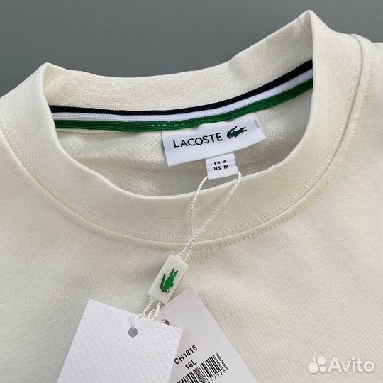 Свитшот lacoste белый