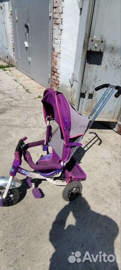 Велосипед коляска с ручкой