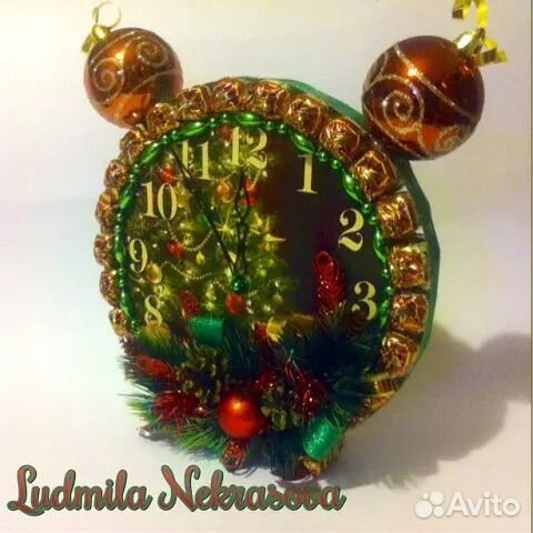 Часики из конфет