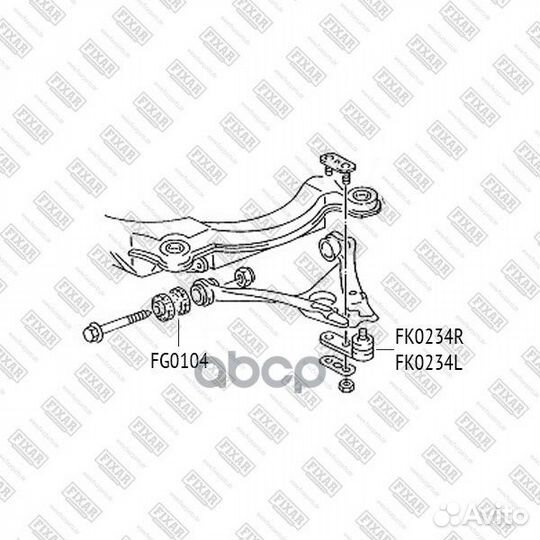 Опора шаровая audi 80 89-92 нижн.лев.(без гур 1