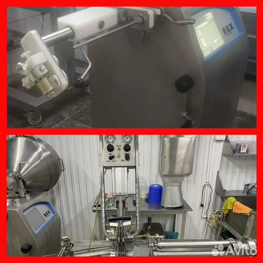 Вакуумный шприц REX с перекрутчиком