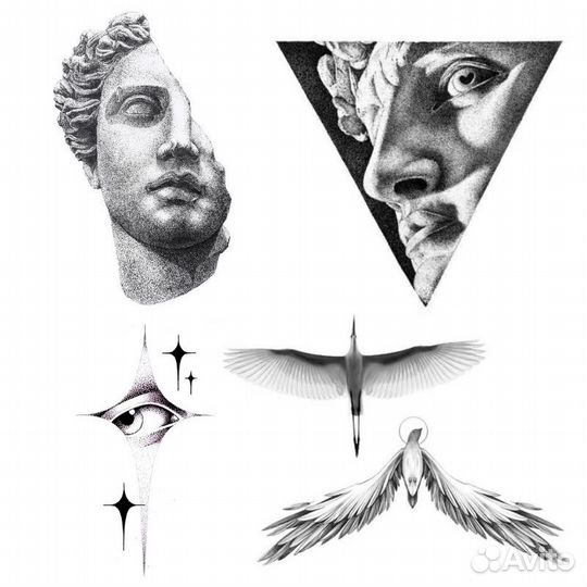 Модель на тату за расходники