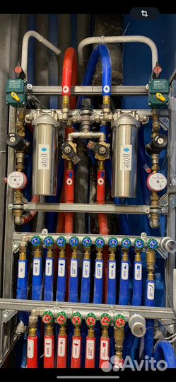 Монтаж сантехники и отопления Rehau