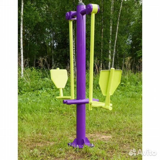 Уличный тренажер Жим ногами (двусторонний)