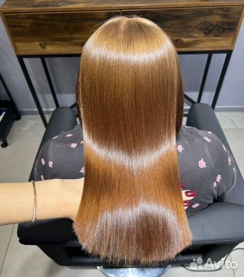 Кератиновое выпрямление