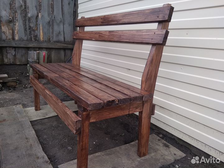 Скамейка садовая со столом