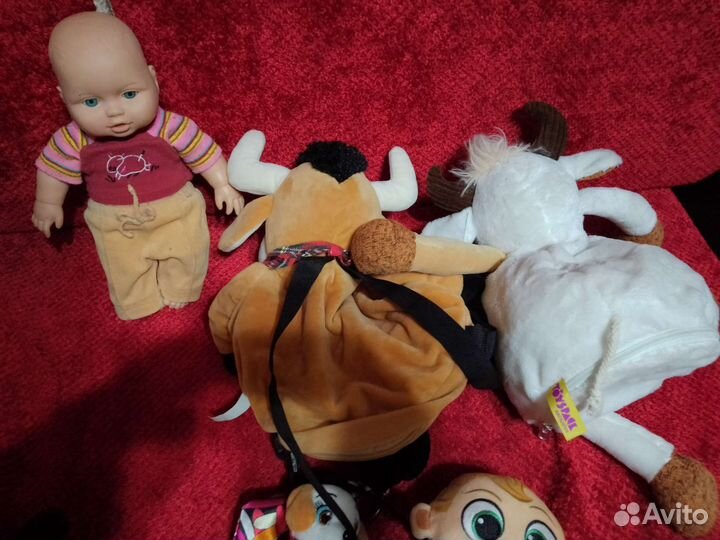 Мягкие игрушки пакетом, б/у