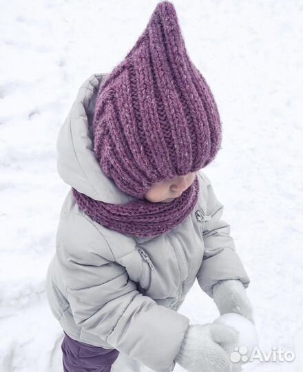 Шапка эльф шапочка эльфик с флисом